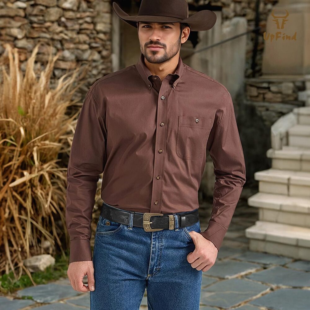 4936 Western Leather Belts For Women Men Vintage Engraved Cowboy Cowgirl Belt View 4
